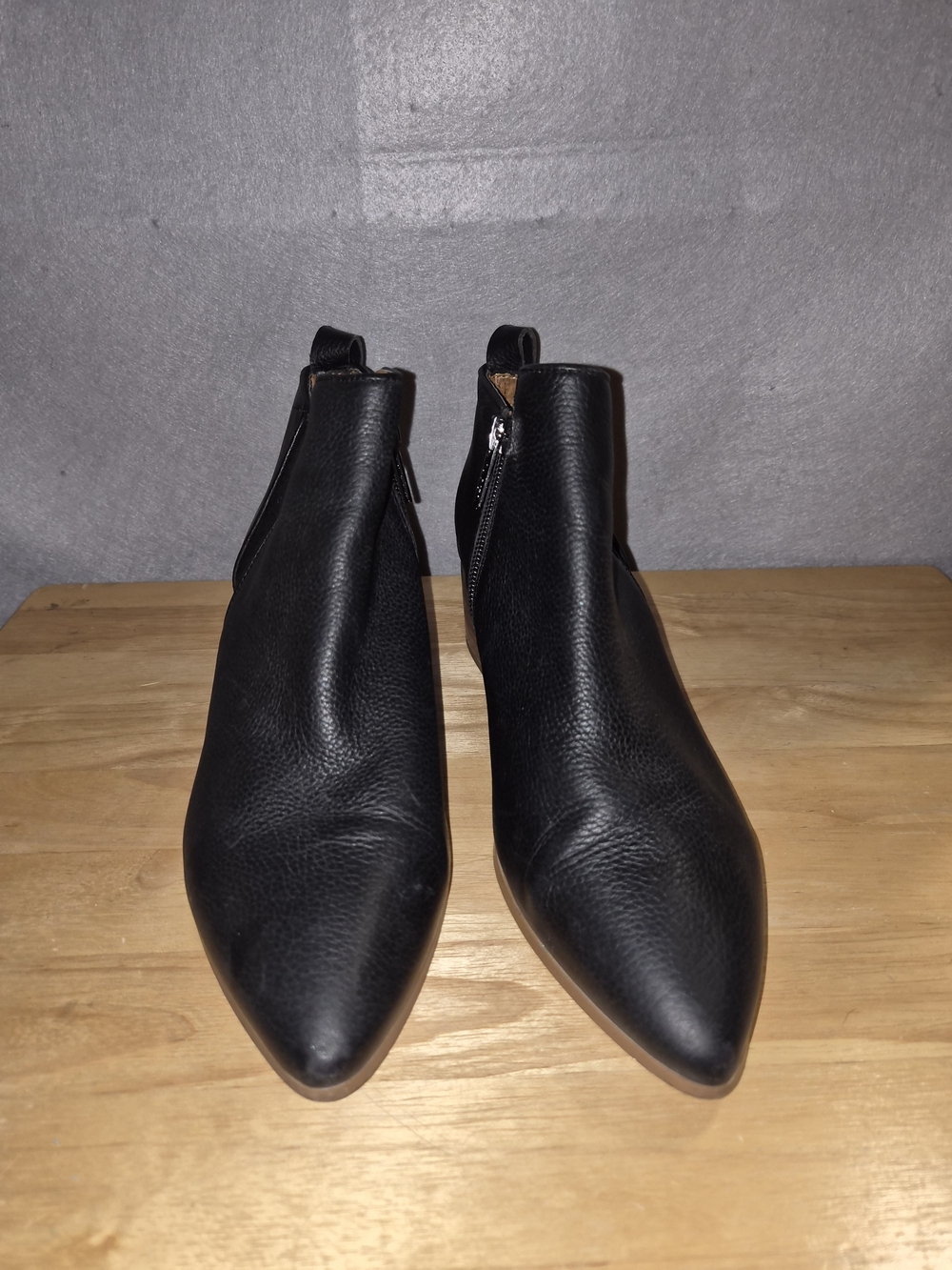 Women's Black Pointed Toe Ankle Boot